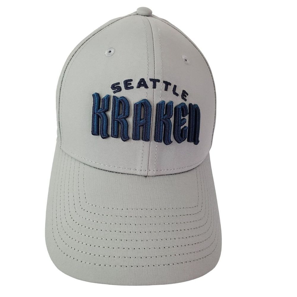 Fanatics Flex Fit Seattle Kraken‎ NHL Men's Gray Hat